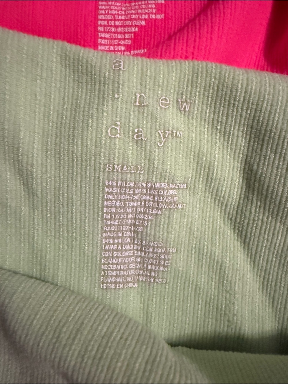 a new day Ribbed Active Scoop Tanks in Hot Pink, Pale Yellow & Key Lime - Picture 5 of 6